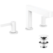 Hansgrohe finoris robinet de lavabo 3 trous 110 pop up plug blanc mat SW651183