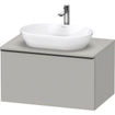 Duravit D-neo Meuble sous vasque 80x55x45.9cm 1 tiroir Gris béton mat SW641249