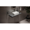 Ideavit Solidjoy Lavabo à poser - 38x24x11cm - Solid Surface - bord 6mm - blanc SW1220458