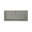Xenz Kristal Ligbad - 180x80x48 - afvoer Midden - acryl - cement SW378269