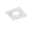 QAZQA Xena Spot encastrable - lot de 2 - 8x8cm - IP44 - Carré - Blanc SW1209712