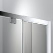 Sealskin Hooked porte pivotante 90x200cm pour niche verre de sécurité 6mm chrome SW543189