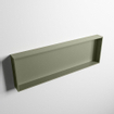 Mondiaz EASY Niche de salle de bains 29.5x89.5x8cm encastrable/à monter Solid Surface Army/Army SW643689