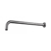 Wiesbaden 304 douchearm met muurbevestiging rond 40 cm geborsteld RVS SW62413