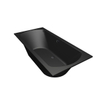 Baignoire Xenz Lagoon - 190x90cm - avec trop-plein - sans bonde - Acrylique Ebony mat SW103409