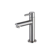 Fugaflow Efficiente Pietra Ensemble lave-mains - 40x21.5x12cm - droite - lisse - demi-ronde - 1 trou de robinet - céramique - robinet d'eau froide acier inoxydable brossé - bouchon de vidage - siphon abaissé - blanc brillant SW1442348