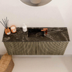 Mondiaz JOYA-DLUX 90cm toiletmeubel - kleur Dusk - Wastafel FAYE positie Midden 1 kraangat kleur Lava. SW1423237