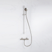Fortifura Calvi Douchette à main ø12cm rond 3 jets inox brossé PVD SW799447