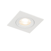 QAZQA Xena Spot encastrable - lot de 2 - 8x8cm - IP44 - Carré - Blanc SW1209712