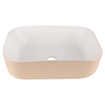 Differnz ZENA Waskom - 48x38x13cm - keramiek - beige/wit SW1236915