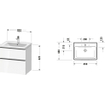 Duravit D-Neo Ensemble meuble de salle de bains SW642220