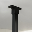 FortiFura Galeria Barre de renfort plafond 125cm pour douche à l'italienne - noir mat SW804542