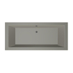 Xenz Society Duobad - 180x80x53 - afvoer Midden - acryl - cement SW103070
