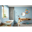 Hansgrohe Croma E280 showerpipe: m. mitigeur thermostatique bain m. 1 jet pomme de tête m. 3 jets douchette multi et flexible de douche 160cm chrome SW297546