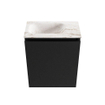 MONDIAZ TURE-DLUX Meuble toilette - 40cm - Urban - EDEN - vasque Frappe - position gauche - 1 trou de robinet SW1102617