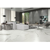 Terravito Alpuro wand- en vloertegel - 30x60cm - 9mm - Rechthoek - gerectificeerd - Marmerlook - Wit/zwart mat SW359743