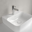 Villeroy & Boch Finion Lavabo à poser face inférieure meulée 43x39cm avec 1 trou pour robinetterie ceramic+ sans trop-plein blanc SW106454