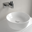 Villeroy & Boch Architectura vasque à poser 45x45x15,5cm - Ronde sans trop-plein Blanc Alpin brillant Céramique SW762338