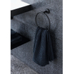 Duravit Starck T Anneau porte-serviette Noir mat SW297099