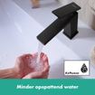 Hansgrohe Tecturis E Wastafelmengkraan - trekwaste - 14.4cm uitloop - zwart mat SW918306