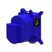 IVY Inbouwbox - voor inbouw thermostaat - 3-weg - omstel - donker blauw SW1031070