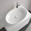 Villeroy et Boch Artis Lavabo à poser ovale 61x41cm sans trop plein ceramic+ blanc 1025295