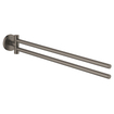 GROHE Essentials Handdoekhouder - 45cm - dubbel - draaibaar - brushed hard graphite SW98953