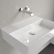 Villeroy & Boch Memento 2.0 Lavabo côté face inférieure meulée 60x42cm sans trop-plein ni trou de robinet Ceramic+ Blanc SW336065