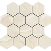 Baldocer Ceramica Onyx carrelage mural et de sol - 29x27cm - 9mm - rectifié - brillant crème SW878877