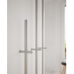 Instamat Jay Radiateur porte-serviettes électrique 172cm de haut 29Watt inox poli SW416890