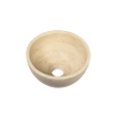FugaFlow Efficiente Pietra Waskom - 21x21x12cm - rond - natuursteen - Travertine SW1468923