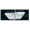 Sanindusa Cetus Confort Wandtoilet - 52x36x43.5cm - spoelrandloos - verhoogd 6cm - softclose - quickrelease - glans wit SW1237965