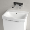 Villeroy & boch Architectura Lavabo - 42x55cm - sans trou de robinetterie - CeramicPlus - blanc alpin SW1162715