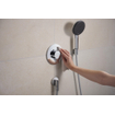 Hansgrohe FixFit Fine S Coude mural - sans clapet anti-retour - Chrome SW1388199