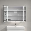 Villeroy & Boch My view armoire de toilette avec miroir - 80x75cm - 2 portes 2 prises de courant LED SW641657