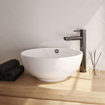 BRAUER Stripe Mitigeur lavabo surélevé à poser - modèle A - gunmetal brossé PVD SW1434952