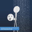 GROHE QuickFix Precision SmartControl Système de douche encastré - tête de douche mono Vitalio Rain 310 - chrome. SW1120182