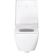 Duravit Viu WC suspendu sans rebord compact encastré 37x48cm avec fixation cachée blanc SW297127
