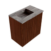 Mondiaz JOYA-DLUX Meuble de toilette 40cm - couleur Ruby - Vasque FAYE position Gauche Sans trou de robinet couleur Sombra. SW1425643