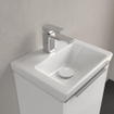 Villeroy & Boch Subway 3.0 lave-mains 37x30.5x13.5cm - avec 1 trou de robinet sans trou de trop-plein Blanc Ceramic+ SW701248