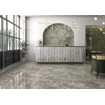 Terravito Fivaro wand- en vloertegel - 60x120cm - 10.5mm - Rechthoek - gerectificeerd - Marmerlook - Groen gepolijst SW647520