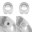 Tiger Comfort Care Toiletbril met deksel Duroplast Wit SW877229