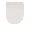 Crosswater Glide II Toiletbril - 46cm - softclose - quickrelease - mat wit SW876182