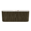 Mondiaz JOYA-DLUX 103.2cm toiletmeubel - ronding links en rechts kleur Shadow - Wastafel FAYE positie Midden Zonder kraangat kleur Frappe. SW1422713