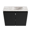 MONDIAZ TURE-DLUX meuble WC 60 cm Urban. EDEN lavabo Glace position droite. Sans trou de robinet. SW1103113