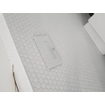 The Mosaic Factory Barcelona mozaïektegel - 26x30cm - wandtegel - Zeshoek/Hexagon - Porselein Extra White Glans SW62199