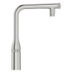 GroheEssence SmartControlkeukenmengkraan l-uitloop uittrekbare dualspray supersteel SW960326