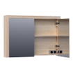 Saniclass Natural Wood Armoire de toilette 99x15x70cm Chêne massif White Oak SW223489