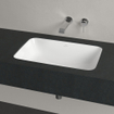 Villeroy & boch architectura lavabo à poser 62x42x18cm rectangle sans trou de trop-plein blanc alpin céramique brillante SW762335