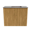 Mondiaz JOYA-DLUX Meuble de toilette 50cm - couleur Oak - Vasque FAYE position Droite Sans trou de robinet couleur Oza SW1424097